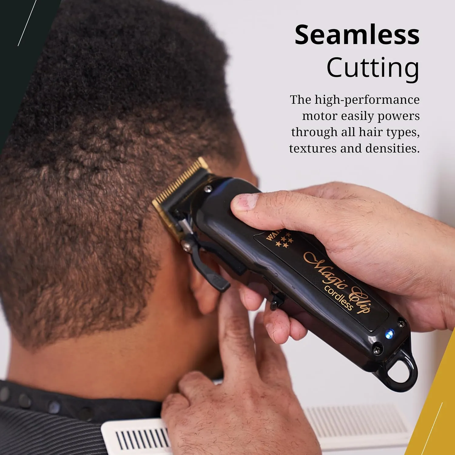 Wahl Cordless Magic Clip Black Professional Hair Clipper 3026432 4