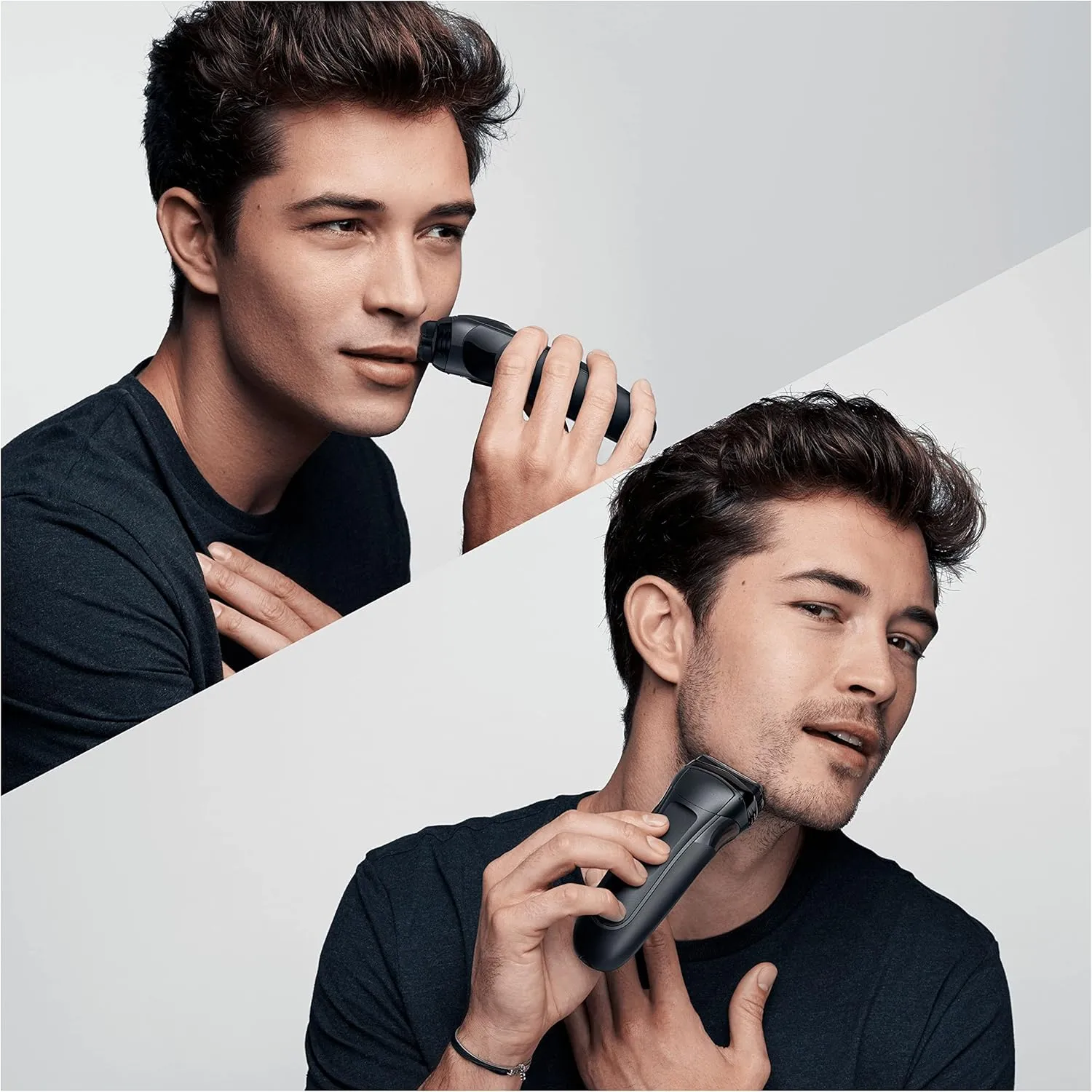 Braun Series 3 300s Rechargeable Electric Shaver for Men, Black