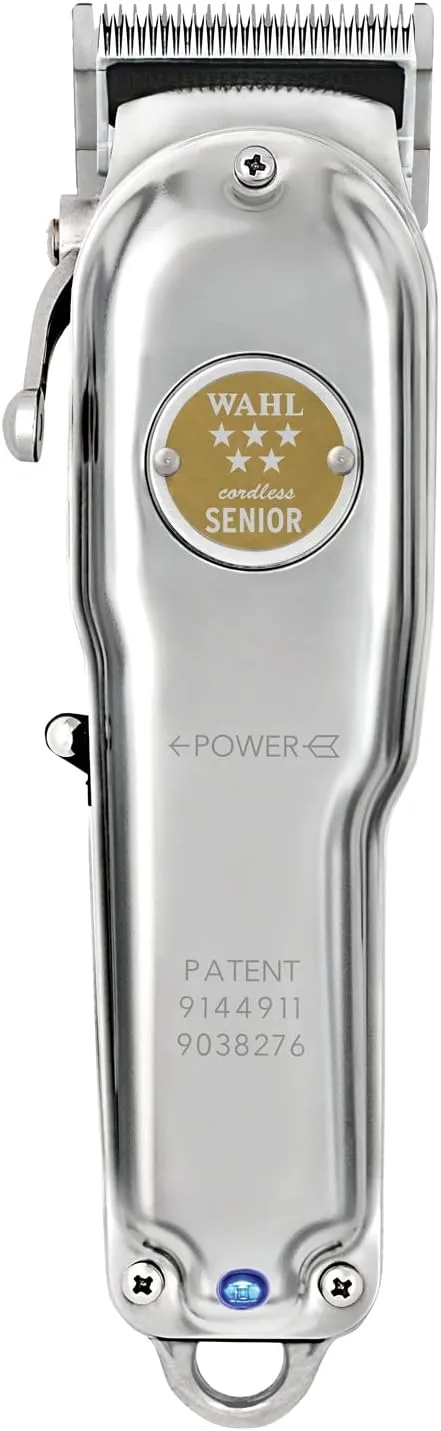 Wahl 5 Star Cordless Senior Metal Edition Clipper for Men's Hair Trimming, Fading, Outlining, Edging