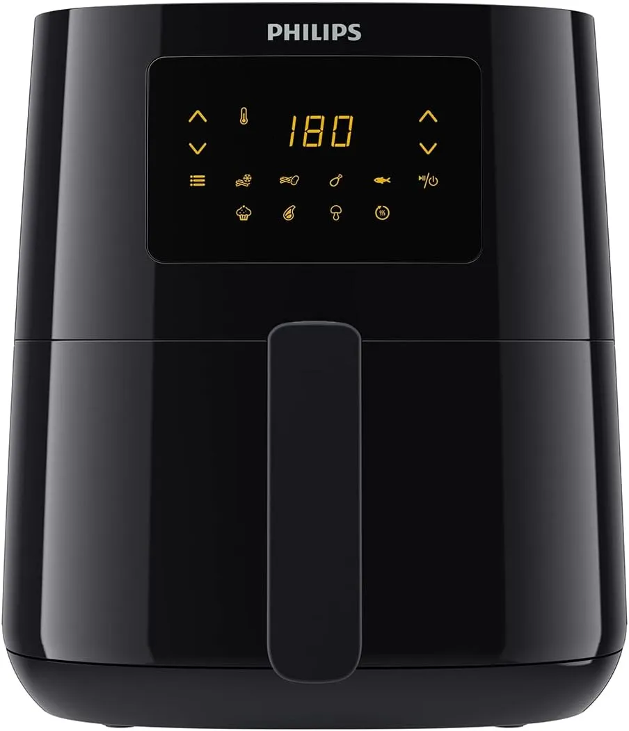 Philips Airfryer L - 1400W, 50Hz, 4.1L, 0.8KGs, Rapid Air Technology, Black - HD9252/91