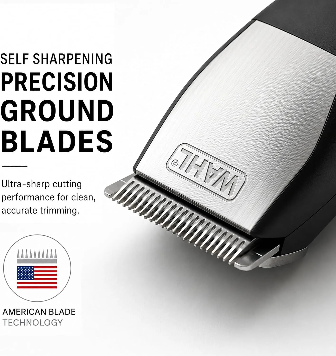 WAHL Grooming Kit for Men - Beard & Body Trimmer with Foil Shaver, Ear Nose Trimmer, 9 Cutting Lengths, Precision Blades, Sharp Sturdy Blades, 9855-1227