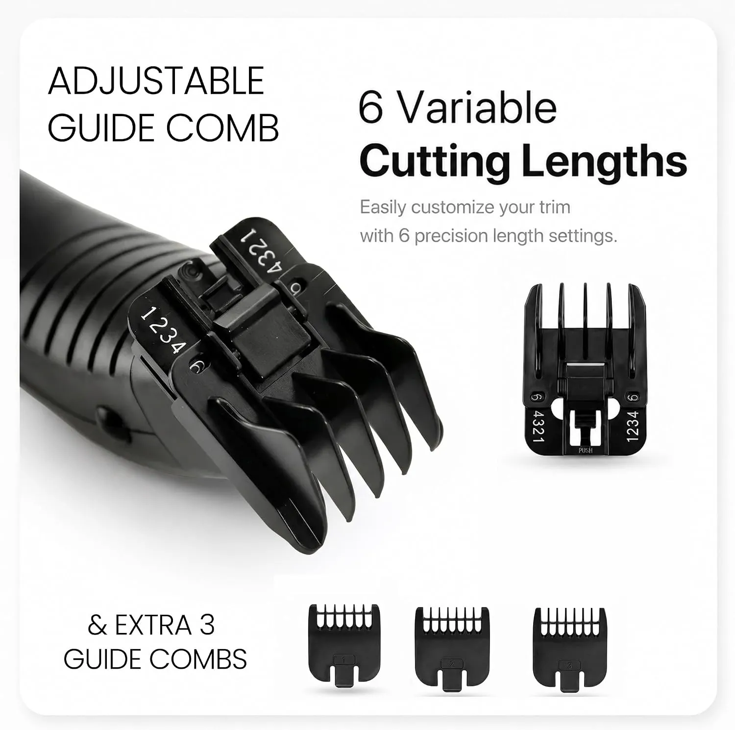 WAHL Grooming Kit for Men - Beard & Body Trimmer with Foil Shaver, Ear Nose Trimmer, 9 Cutting Lengths, Precision Blades, Sharp Sturdy Blades, 9855-1227 5