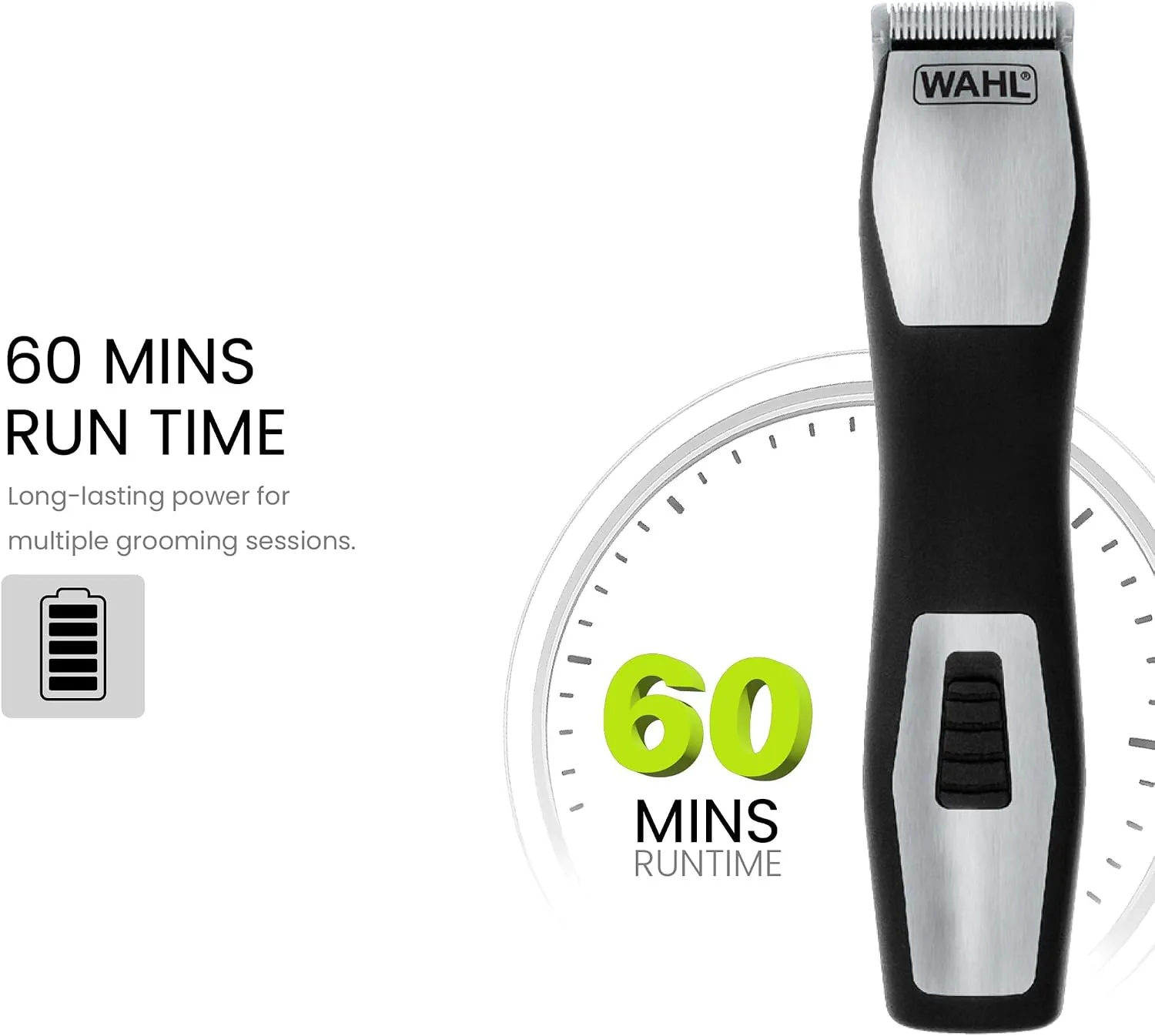 WAHL Grooming Kit for Men - Beard & Body Trimmer with Foil Shaver, Ear Nose Trimmer, 9 Cutting Lengths, Precision Blades, Sharp Sturdy Blades, 9855-1227 4