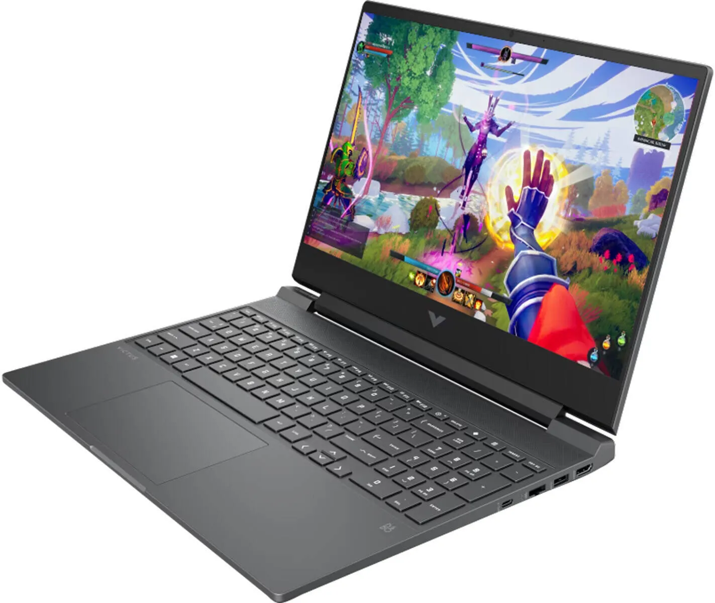 HP Victus 15-fb3093dx Gaming Laptop, 15.6" FHD IPS 144Hz Display, AMD Ryzen 7 7445HS, 16GB RAM, 512GB SSD, GeForce RTX 4050 6GB, English Keyboard, Win11, Mica silver | BM4X8UA 2