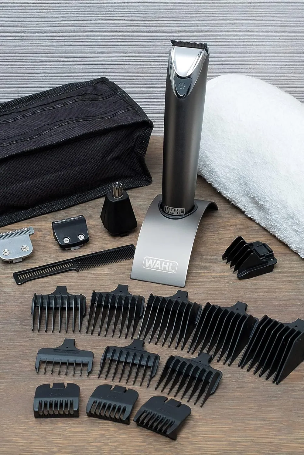 WAHL Hair Trimmer Lithium - Stainless Steel, All in one (9864-016), Bk 5