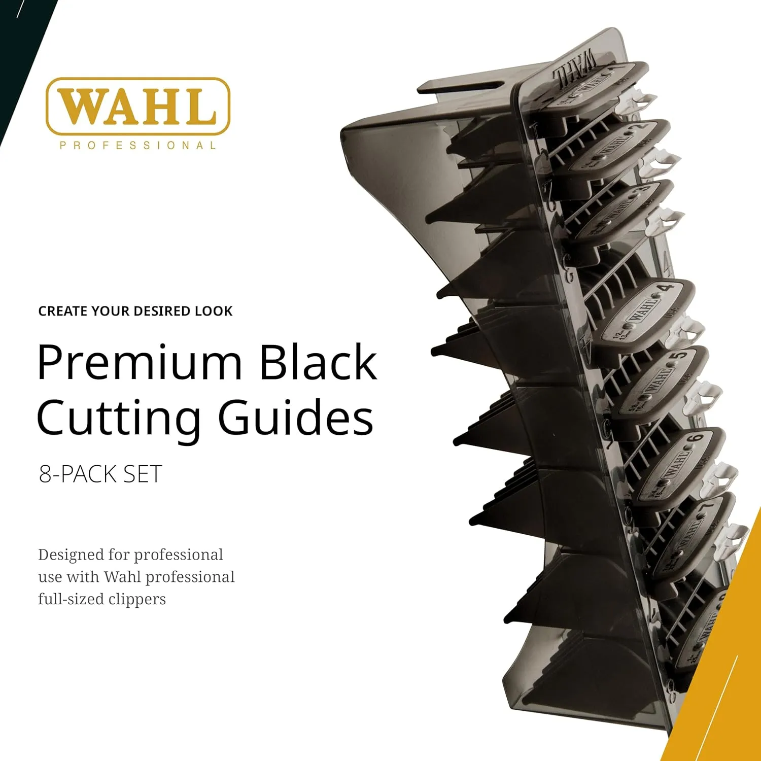 Wahl Professional Type 1 Attachment Comb Set, Black, 0.36 kg 2