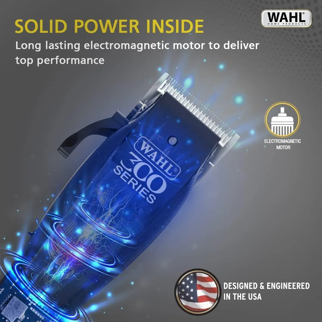 Wahl Home Pro 300 Series Hair Cutting Kit, Corded Hair Clipper Kit For Mens Grooming, 8 Comb Attachments, Self Sharpening Precision Blades With Taper Lever, 09247-1327 4