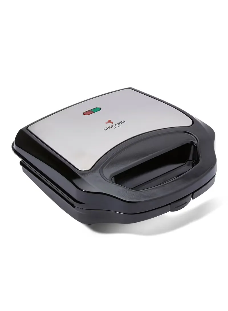 Mebashi ME-SW1002B Sandwich Maker, 2 Sandwiches, 700W, Black/Silver