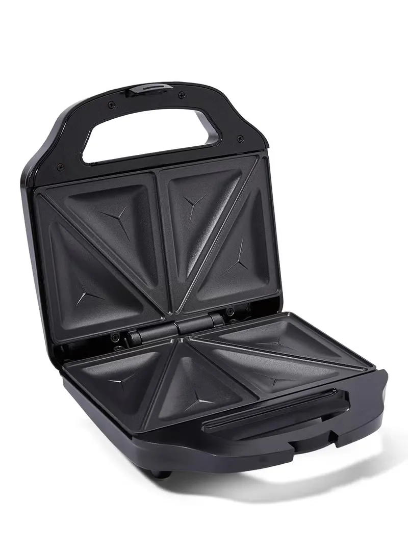 Mebashi ME-SW1002B Sandwich Maker, 2 Sandwiches, 700W, Black/Silver
