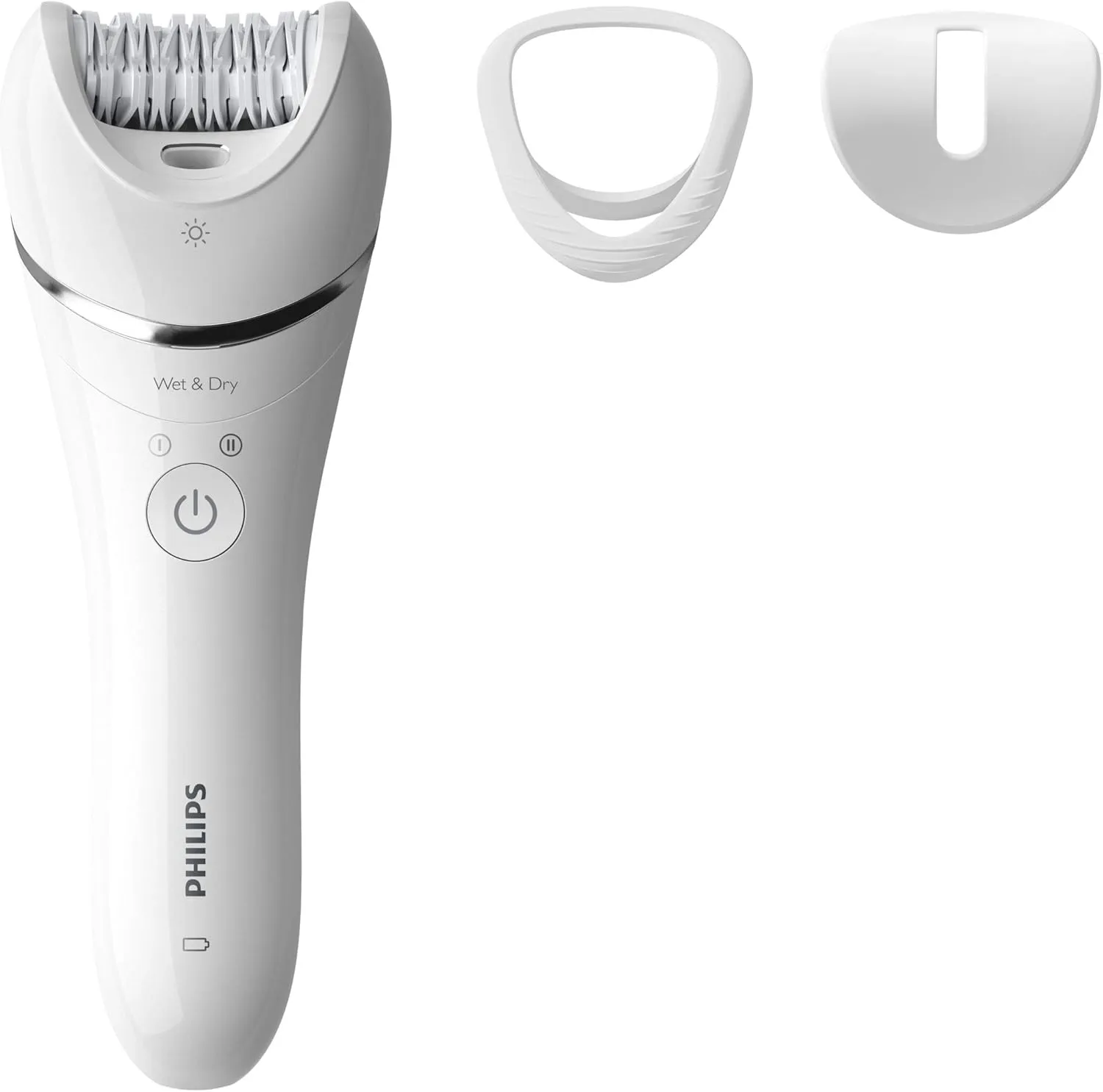 Philips BRE700 Series 8000 Wet and Dry Epilator White/Silver