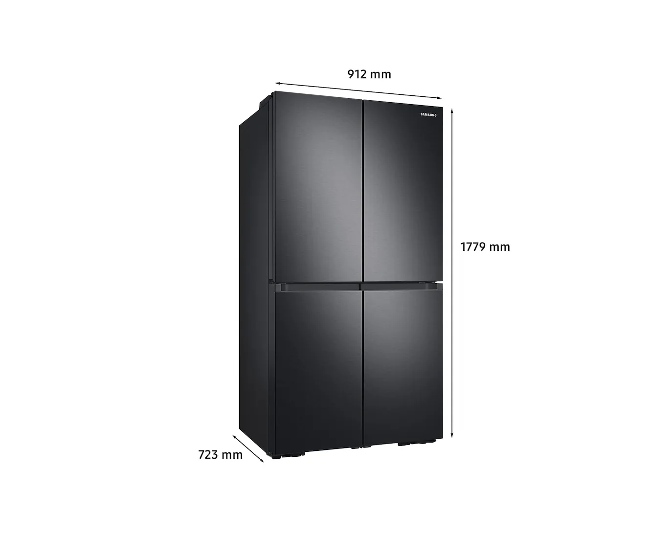 SAMSUNG REFRIGERATOR FRENCH DOOR 648LITERS SRF7500BB
