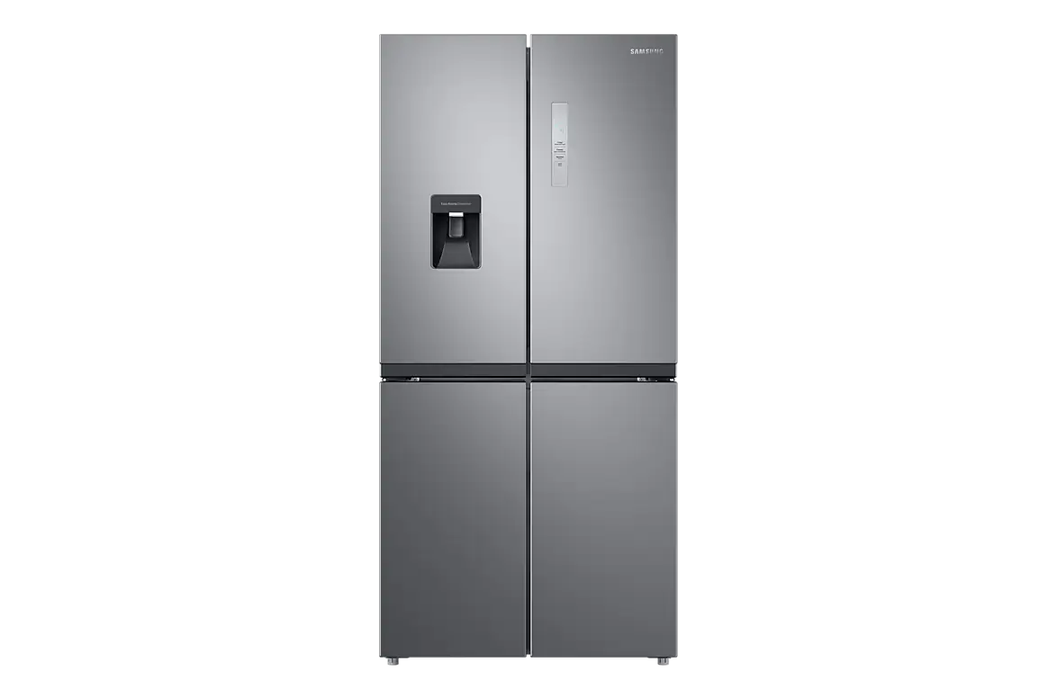 Samsung 488L French Door Refrigerator – SRF5700SD Silver 4 Door Refrigerator with Twin Cooling Plus™, Digital Inverter Compressor & Non-Plumbed Water Dispenser