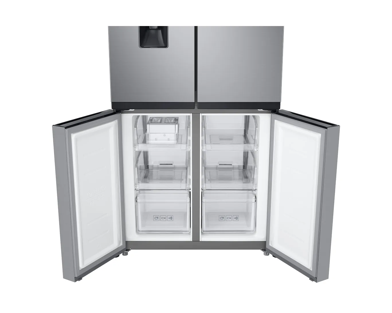 Samsung 488L French Door Refrigerator – SRF5700SD Silver 4 Door Refrigerator with Twin Cooling Plus™, Digital Inverter Compressor & Non-Plumbed Water Dispenser 5