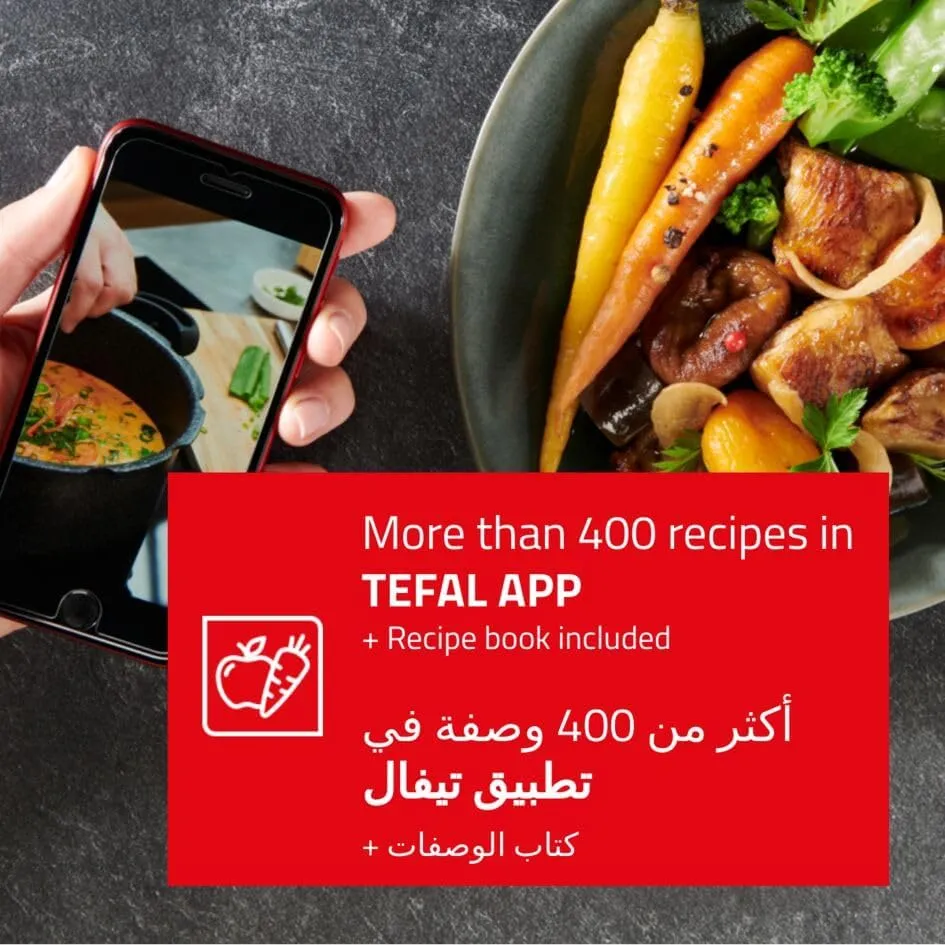 TEFAL Pressure Cooker| Clipso Minut Easy 6L|Express Cooking|Vitamins Preserved|One-Handed Opening/Closing|Made in France|Safe|Full Compatibility With All Stovetops|2 Years Warranty|P4620768 3