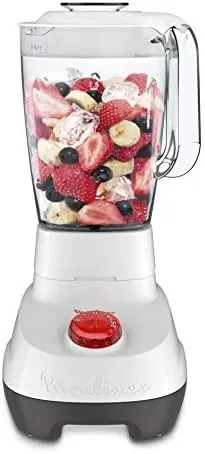 MOULINEX Blender | Super Blender 2 L Blender Smoothie Maker | Mixer |700 W | 2 Attachments | White/Black  | LM207128 4