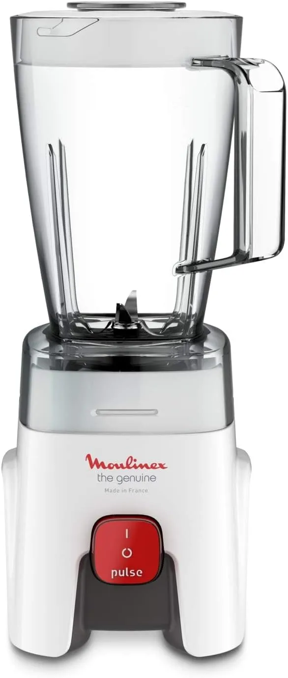 MOULINEX Blender | Genuine 1.75 L Blender Smoothie Maker | Mixer | 500 W |2 Attachments | One Speed and Pulse Function |White | LM242B28 3