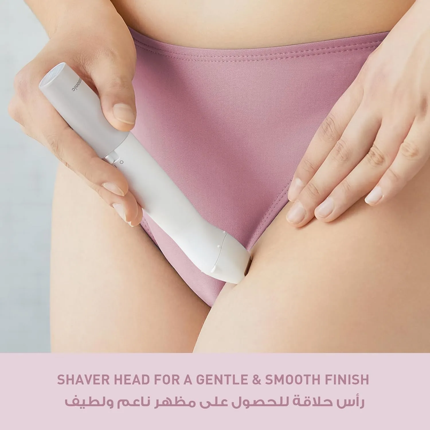 Panasonic Bikini Trimmer and Shaver for Women with 4 Attachments for Gentle Grooming in Sensitive Areas, Wet/Dry, Battery-Operated – ES-WV62-h262 3
