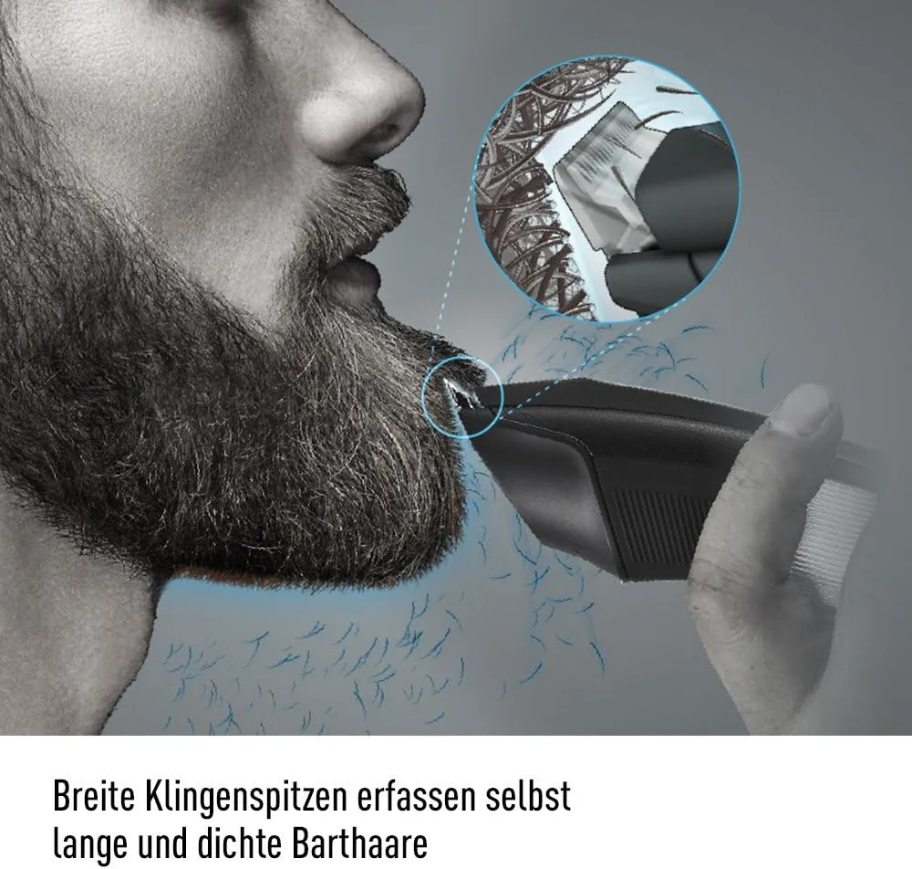 Panasonic Beard/Hair Trimmer with Comb-Shaped Blade Design - with 58 Cutting Lengths - Precise Beard Care and Haircuts - Black - ER-GB96-K503 3