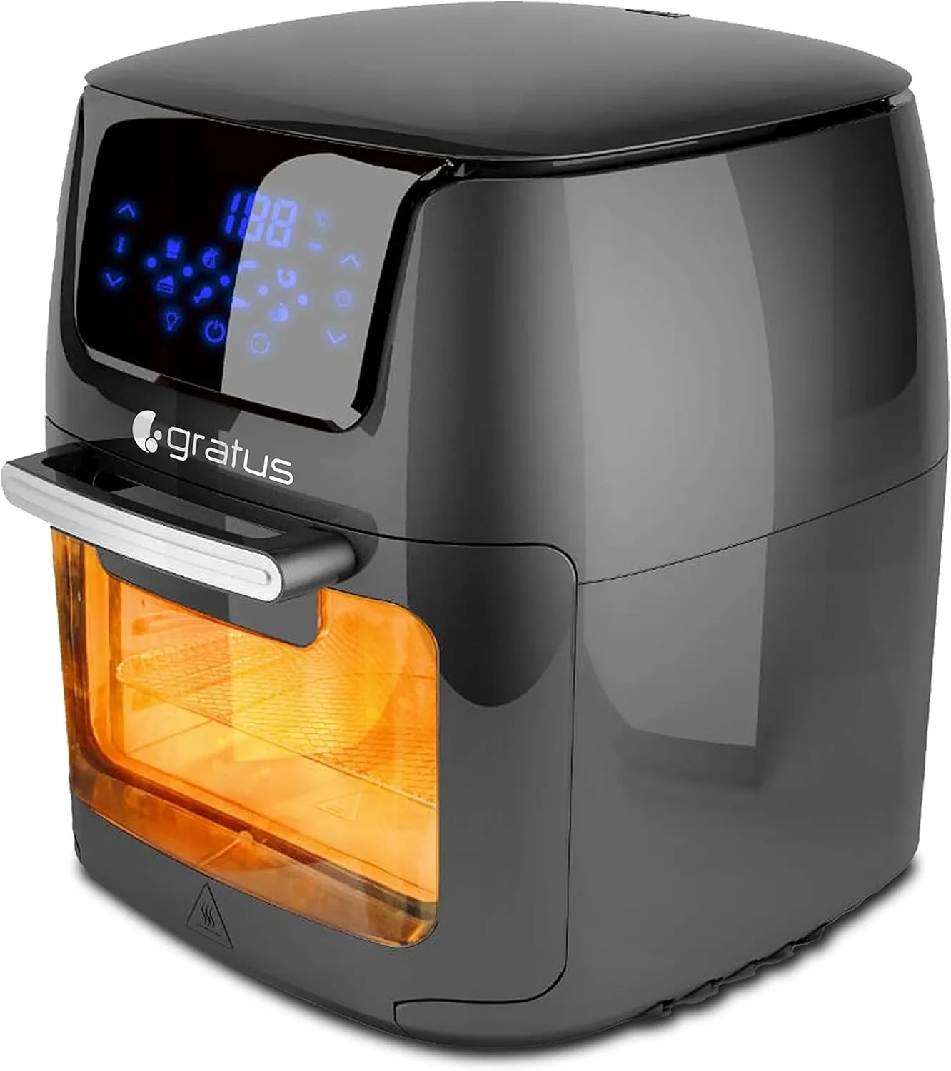 Gratus Air Fryer, The healthy Airfyer which leads you to Oil free,Low fat cooking. 12L Capacity, Digital Display,2 Year Warranty, Overheating Protection Function Inbuild, 1800 W