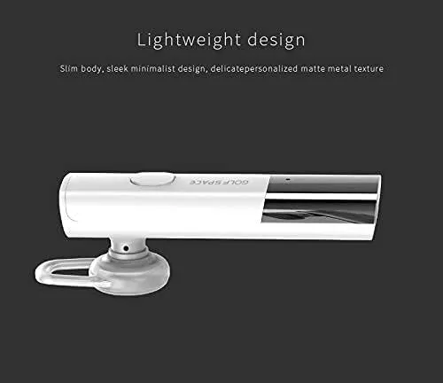ST-02 Bluetooth Headset V4.1, Long Battery Time Noise Cancelling Handsfree in Ear Earbuds for Business, Supports Android, iPhone