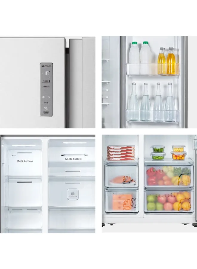 Hisense REFRIGERATOR SIDE BY SIDE 725LITERS RS3P725NAI 3