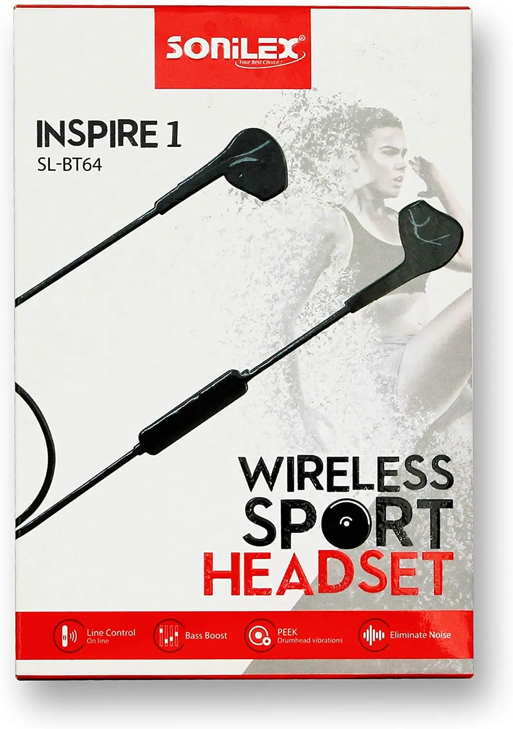 Sonilex Inspire1 Wireless Sport Headset SL-BT64 4