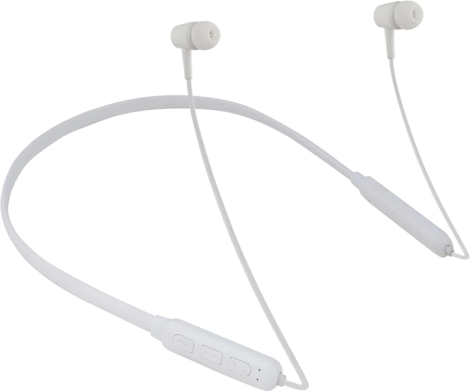 Sonilex BT311 Extra Bass, 7H Playback, Magnetic Absorption, SweatProof Wireless Neckband Bluetooth Headphone with Mic (White) (SL-BT-311-WHITE) 4