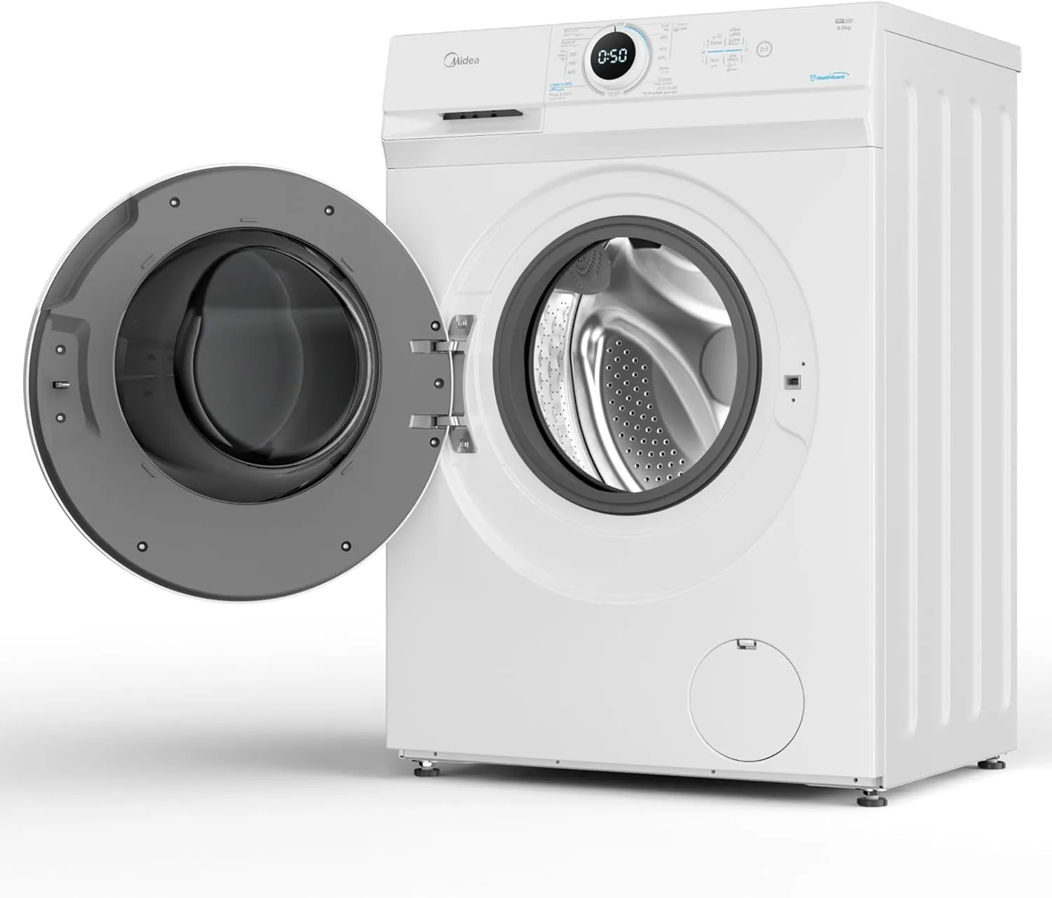 Midea 6KG Front Load Washing Machine – White – MF100W60W-GCC 3