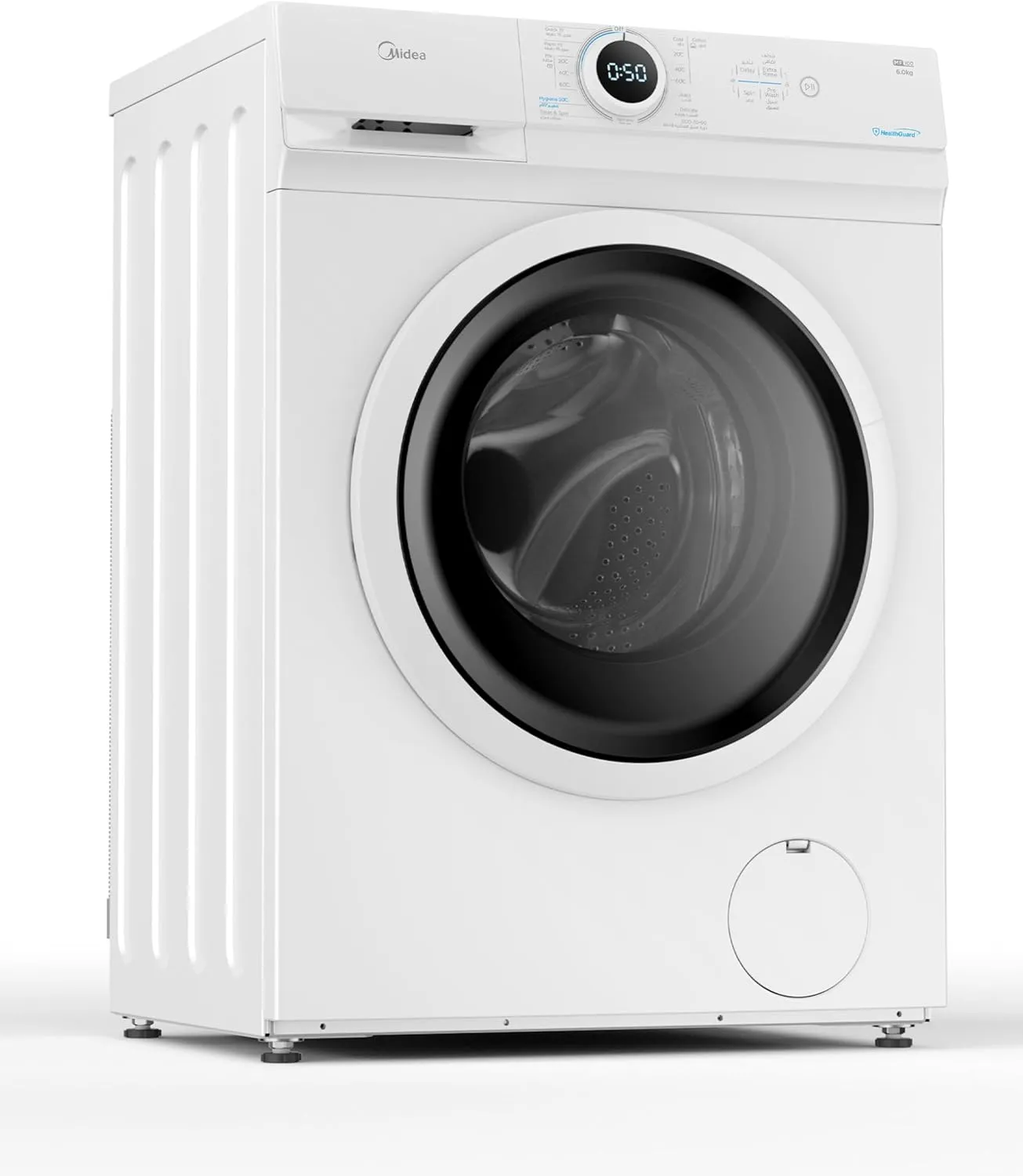 Midea 6KG Front Load Washing Machine – White – MF100W60W-GCC 2