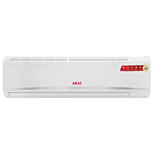 Akai 1.5 Ton T3 Split Air Conditioner with Piston Compressor, 18000 BTU, Turbo Cooling, Auto Restart, Sleep Mode, 4-Way Airflow, White – ACMAA18T3P4