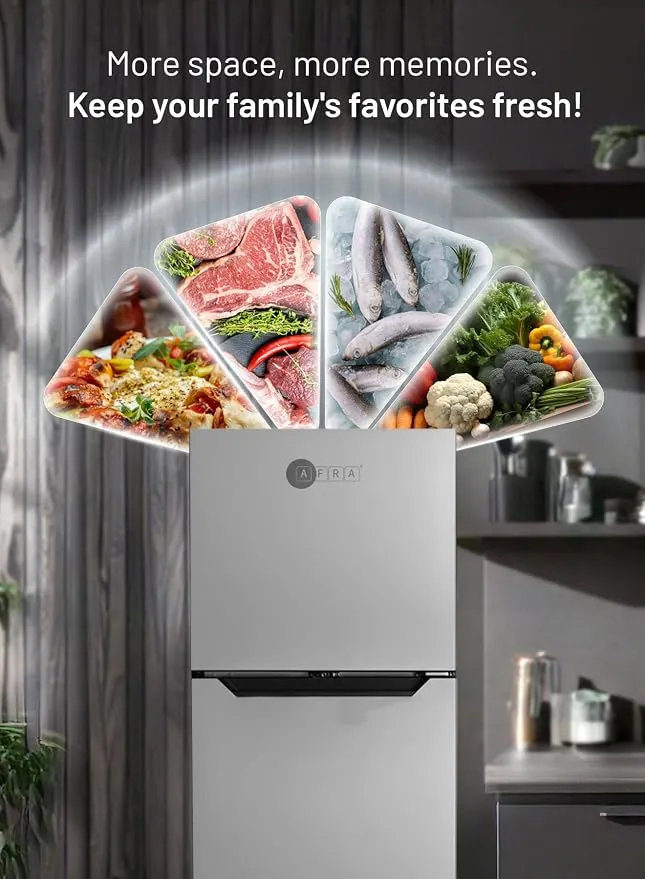 Afra REFRIGERATOR DOUBLE DOOR 220LITERS AF2200AFSS 2
