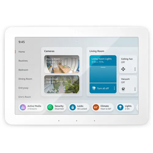 "AMAZON ECHO HUB 8"" SMART HOME CONTROL PANEL WITH ALEXA WHITE"
