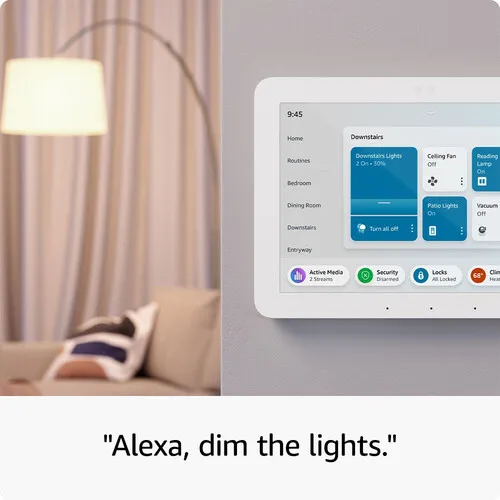 "AMAZON ECHO HUB 8"" SMART HOME CONTROL PANEL WITH ALEXA WHITE" 4