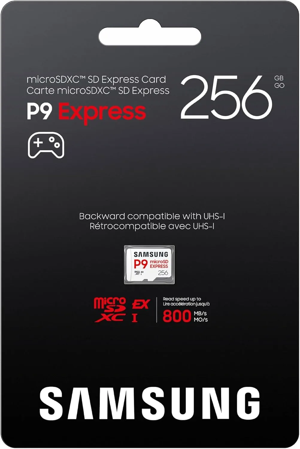 SAMSUNG MEMORY CARD P9 EXPRESS MICROSDXC UHS-I 800MB/S (MB-MK256T/AM) 256GB 3