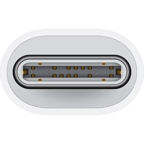 APPLE USB-C TO LIGHTNING ADAPTER MUQX3AM/A WHITE 3