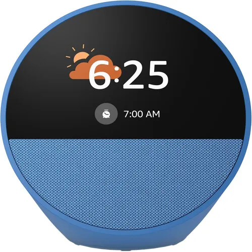 AMAZON SPEAKER ECHO SPOT WITH ALARM CLOCK OCEAN BLUE 2