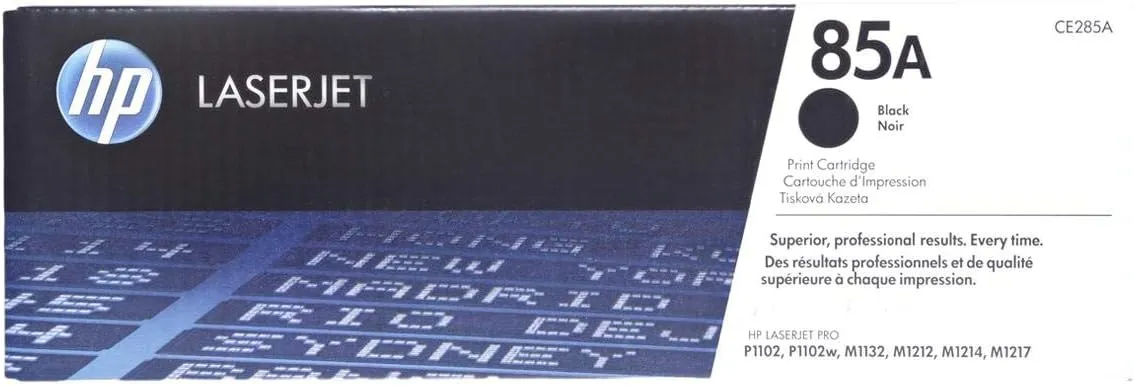 HP 85A Black Original LaserJet Toner Cartridge-CE285A
