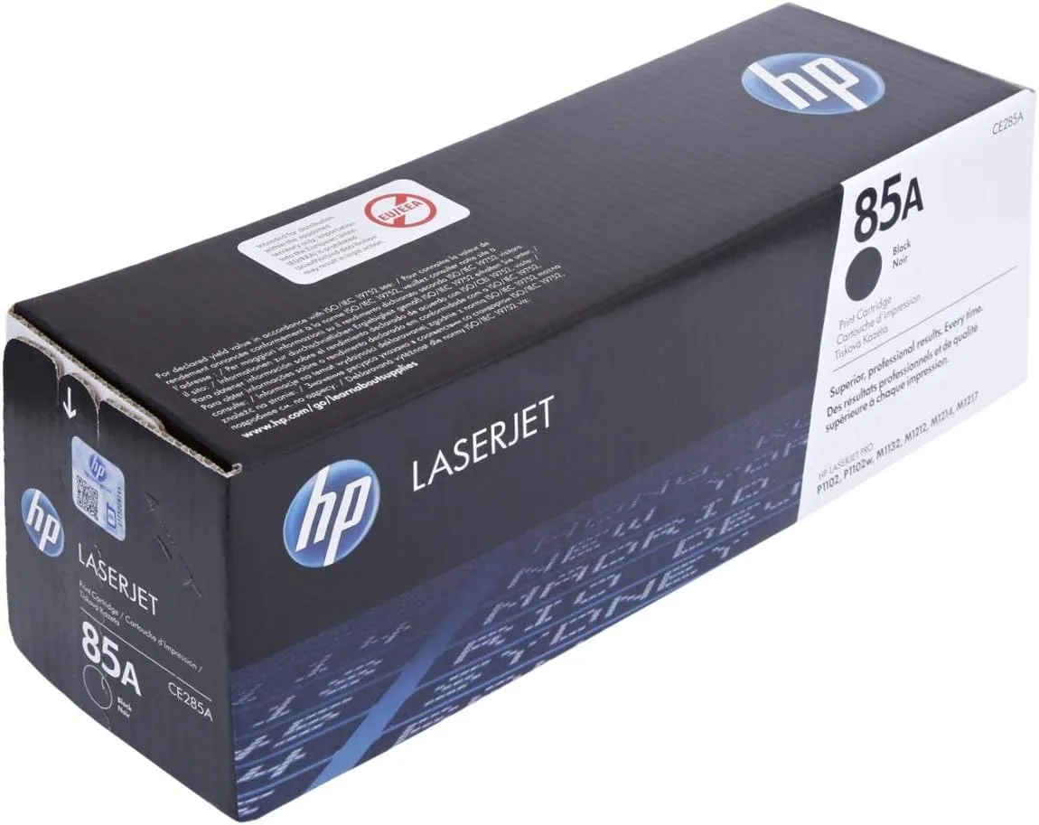 HP 85A Black Original LaserJet Toner Cartridge-CE285A
