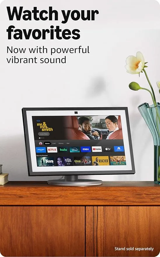 AMAZON ECHO SHOW 15 (2ND GEN) SMART DISPLAY WITH ALEXA & FIRE TV BLACK 3