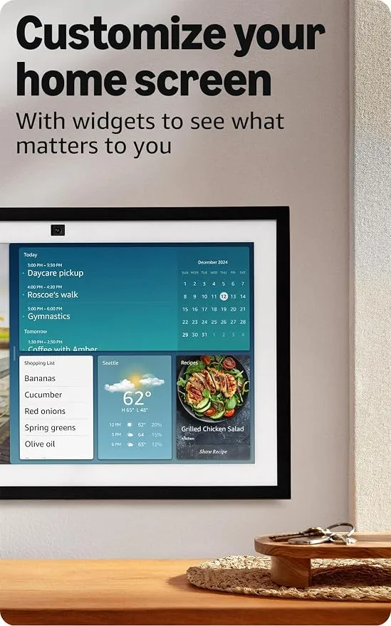 AMAZON ECHO SHOW 15 (2ND GEN) SMART DISPLAY WITH ALEXA & FIRE TV BLACK 4
