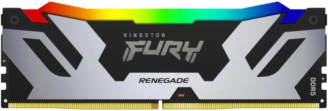 Kingston FURY Renegade Black RGB XMP 32GB 8000MT/s DDR5 CL38 DIMM (Kit of 2) Desktop Gaming Memory - KF580C38RSAK2-32 3