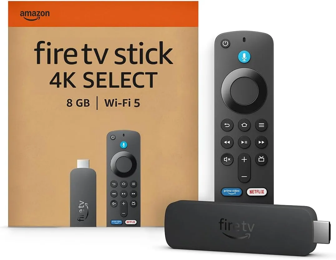 AMAZON STREAMING MEDIA PLAYER FIRE TV STICK 4K SELECT (2025) WITH ALEXA VOICE REMOTE 8GB BLACK 2