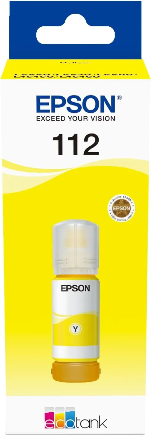 Epson 112 EcoTank Original Pigment Yellow ink