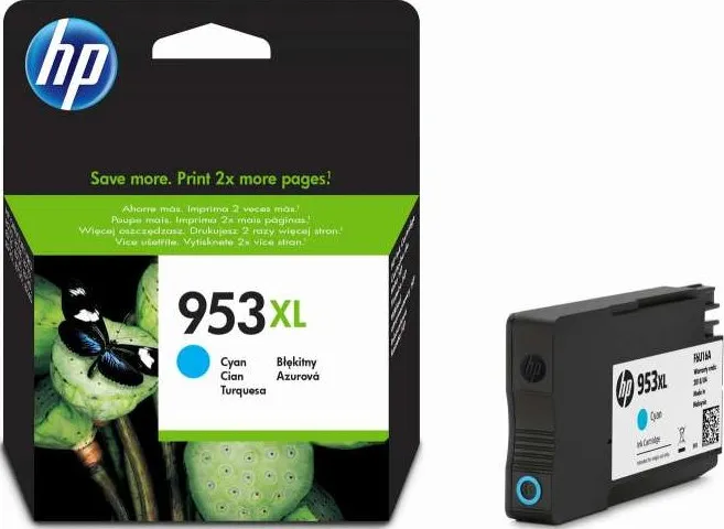 HP 953xl Original Ink Cartridge F6U16AE Cyan