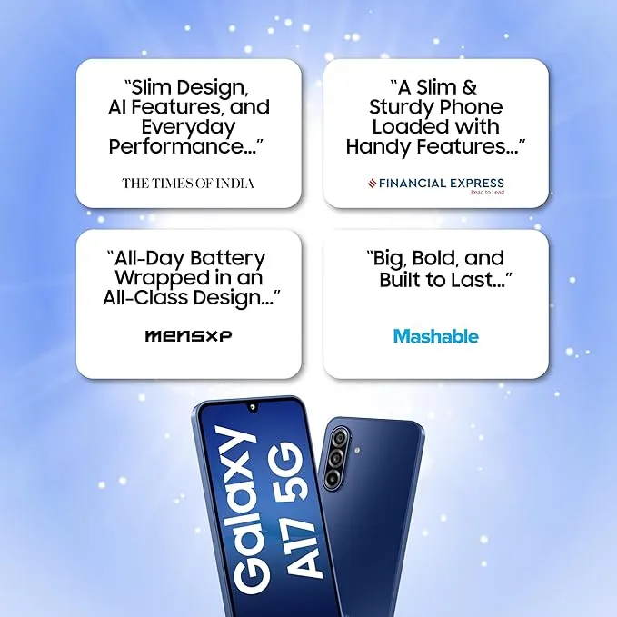 Samsung Galaxy A17 Smartphone 8GB RAM 256GB Storage 3