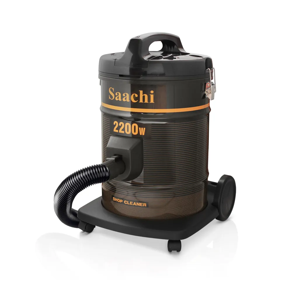 Saachi Dry Vacuum Cleaner NL-VC-1107-BR, 25L Steel Tank, 2200W Copper Motor, Air Blower, Multi-Filtration, Lightweight & Compact Design