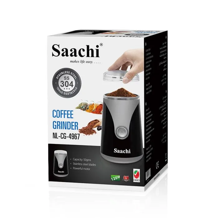 Saachi 50-Grams Coffee Grinder NL-CG-4967-BK 3