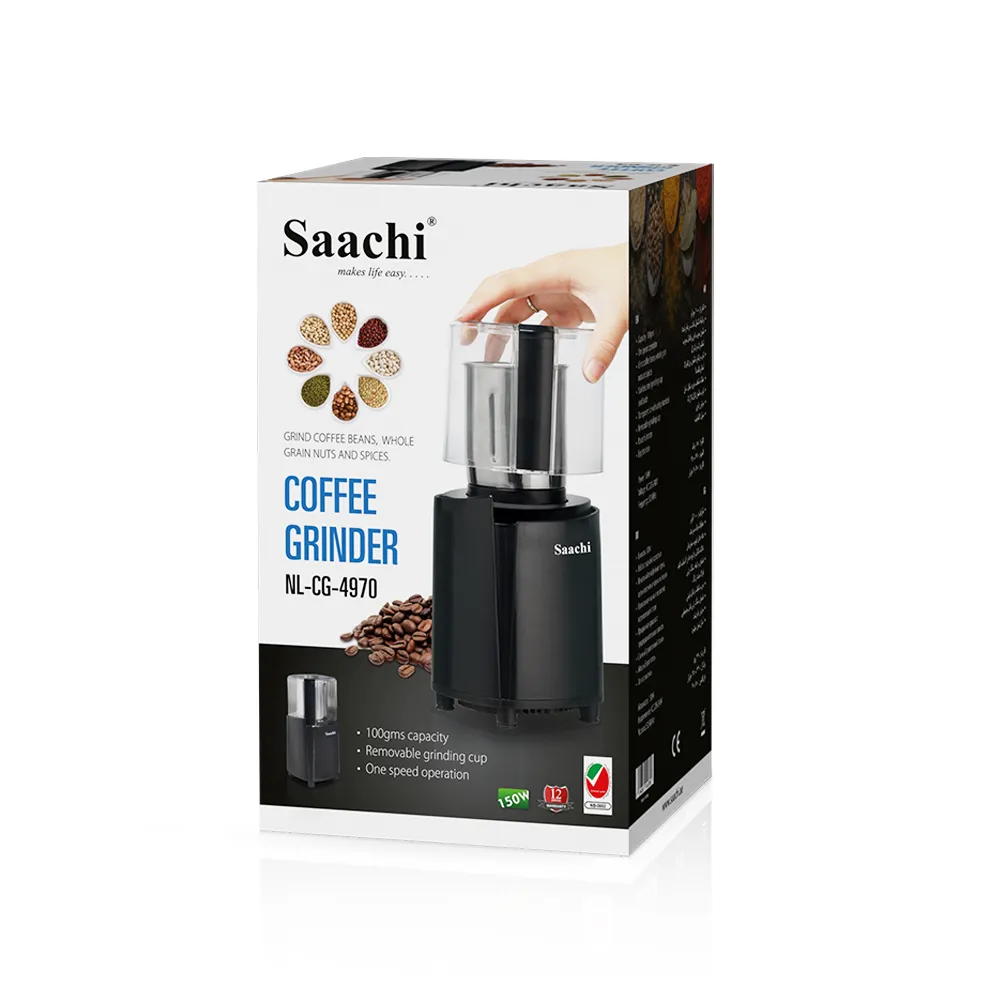 Saachi 100-Grams Coffee Grinder NL-CG-4970-BK 2