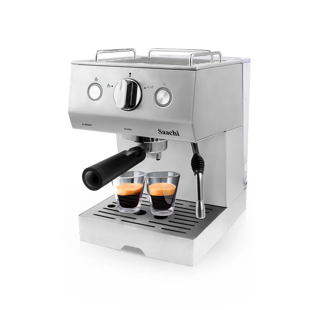 Saachi 15-Bar Coffee Maker NL-COF-7060S-ST