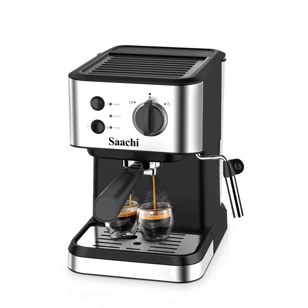 Saachi 20-Bar Coffee Maker NL-COF-7068-BK
